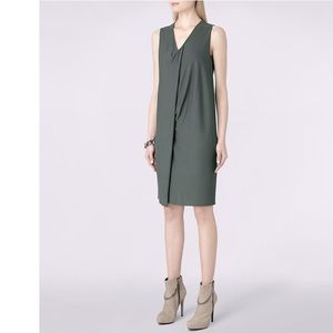 All Saints ADELA dress muted forrest green US size 2